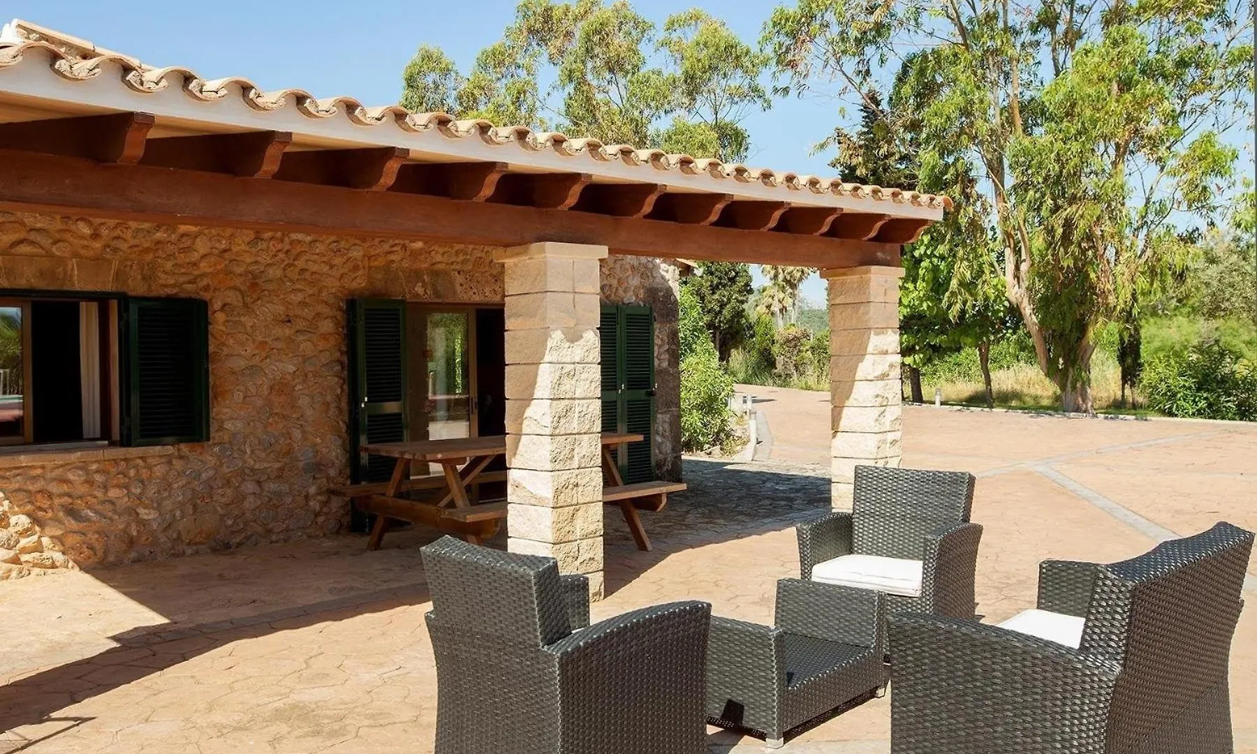 Helles Haus Fuer 6 Personen Mit Pool Und Klimaanlage 500 Meter Vom Meer Entfernt Pollenca